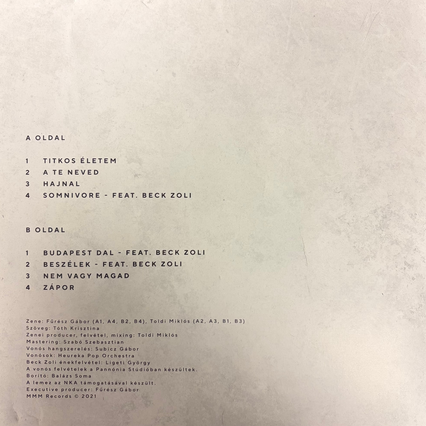 Magashegyi Underground - Titkos Életem Vinyl