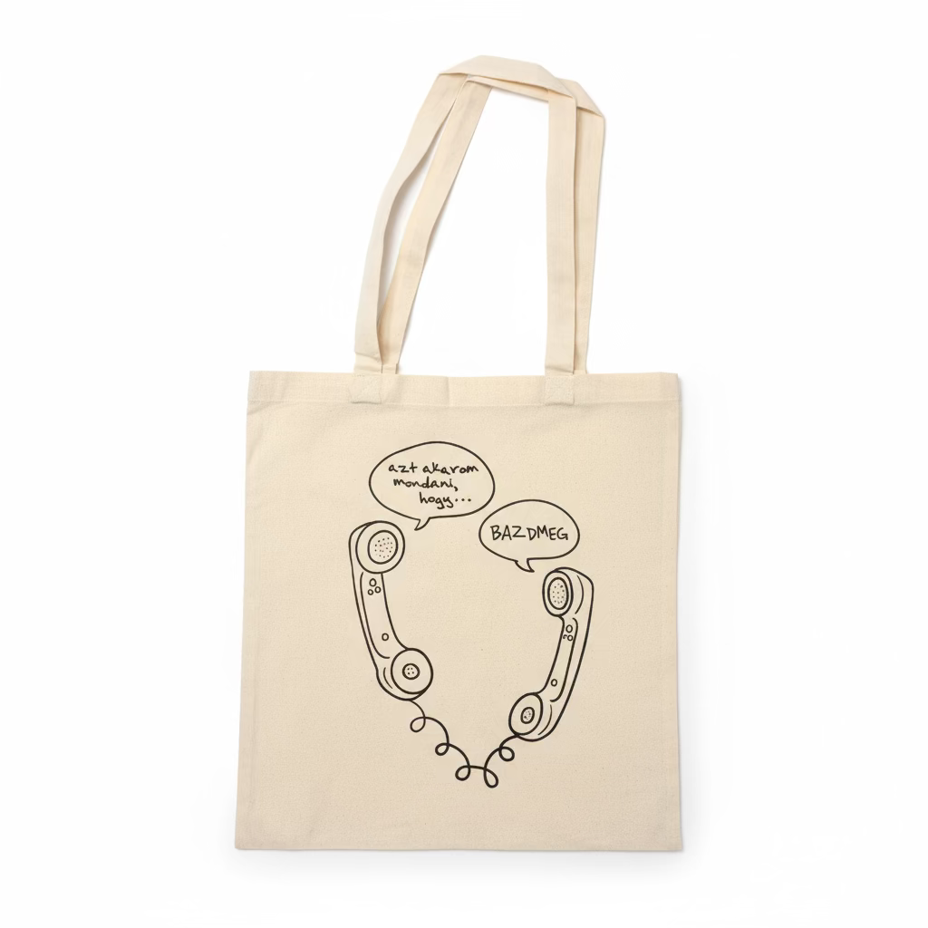 girlhood "csak azt akarom mondani, hogy... BAZDMEG" vászontáska