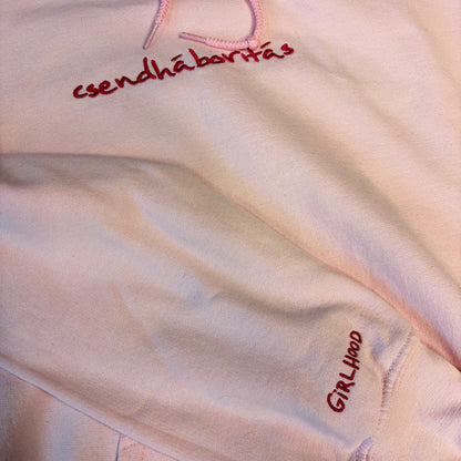 girlhood csendháborítás?! hímzett pulcsi